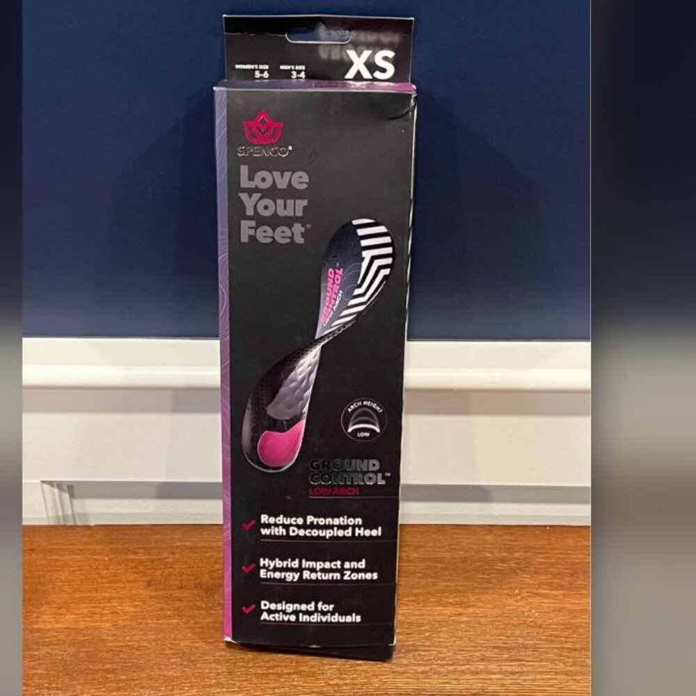 NWT! Spenco Love Your Feet Ground Control Low Arch supports!